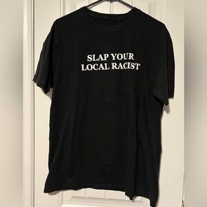 Black Graphic Anti-Racism Men's T-Shirt